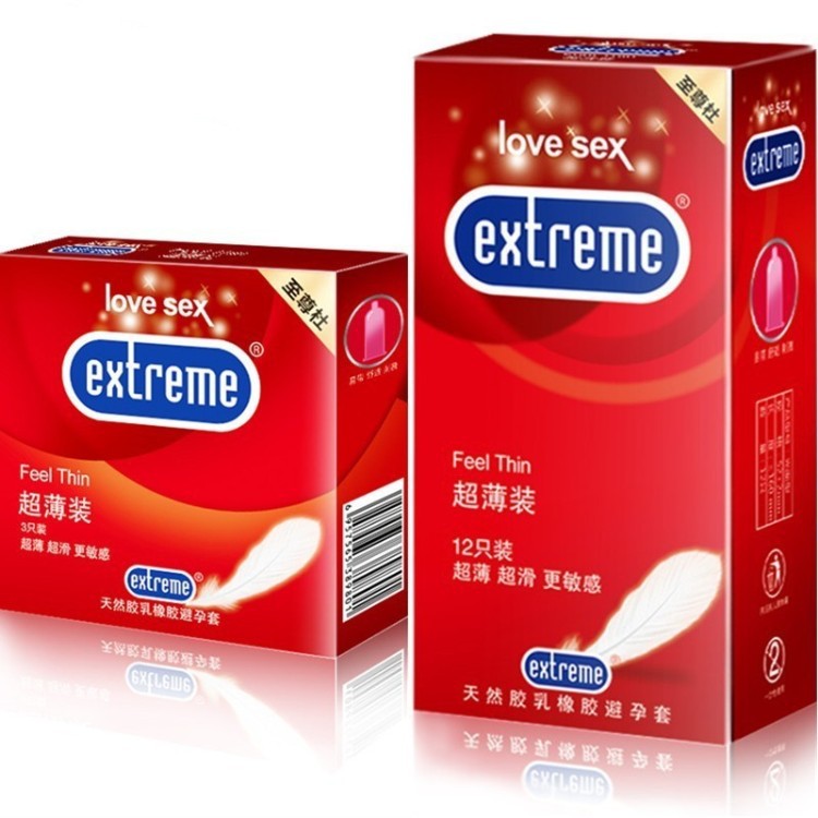 Men Condoms Natural Latex Penis Sleeve Sex Products Vaginal Stimulation Ultra Thin Condoms Safer Contraception - Seprincess