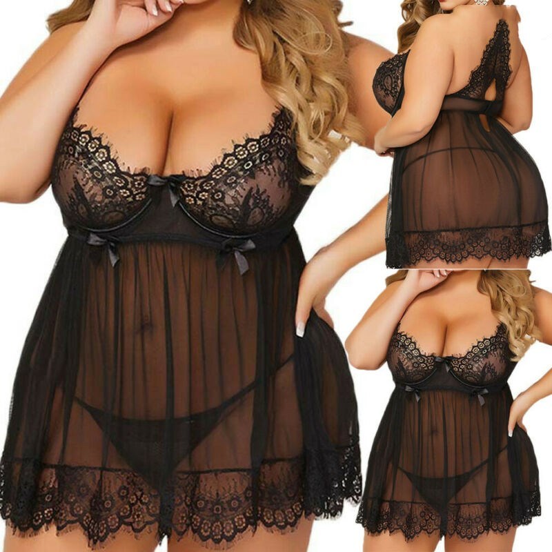 Sexy Lingerie Lace Black Mesh Sexy Underwear - Seprincess