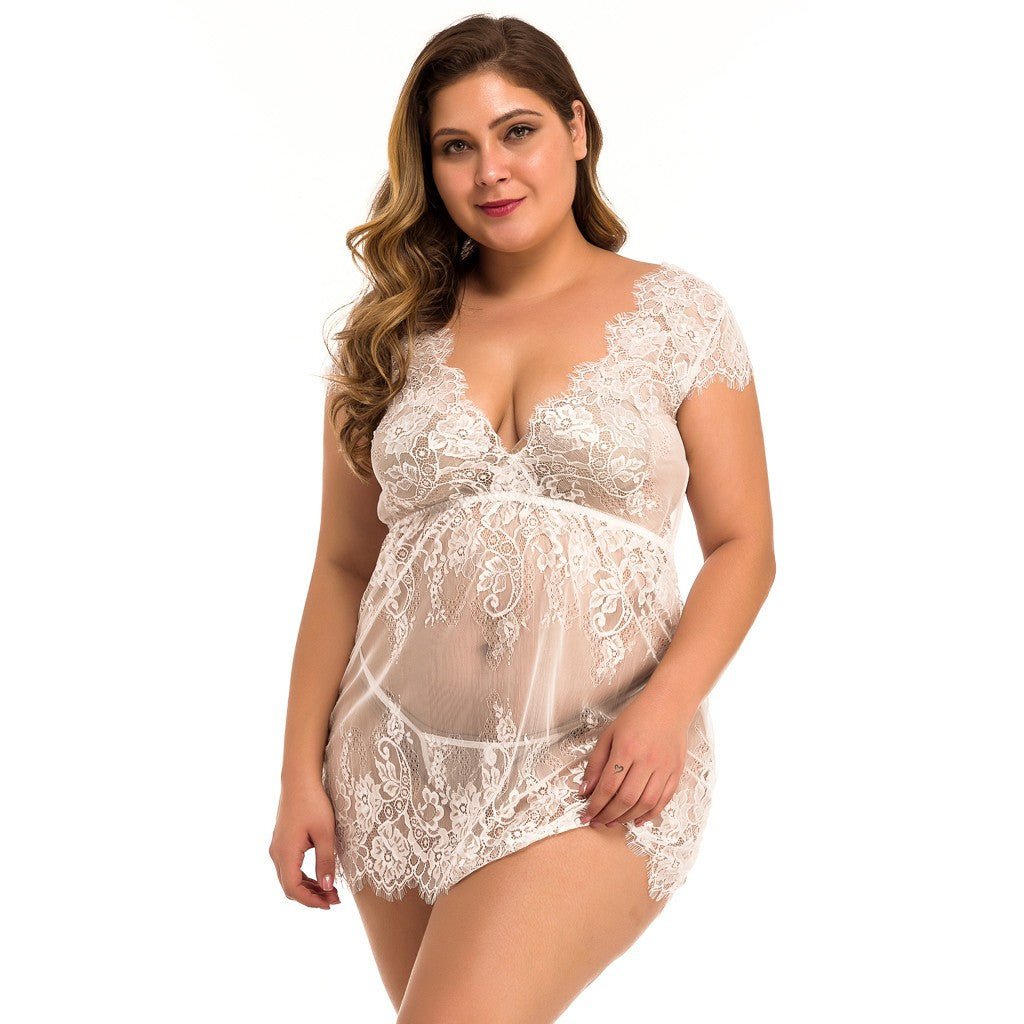 Full size sexy lingerie full lace - Seprincess