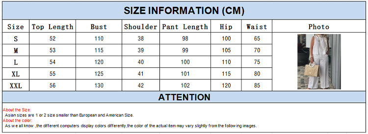 Suit For Women Summer O-neck Tank Top & Wide-leg Pants Two Piece Set Female Casual Outfits Solid Ladies 2024 Summer Clothing - Seprincess