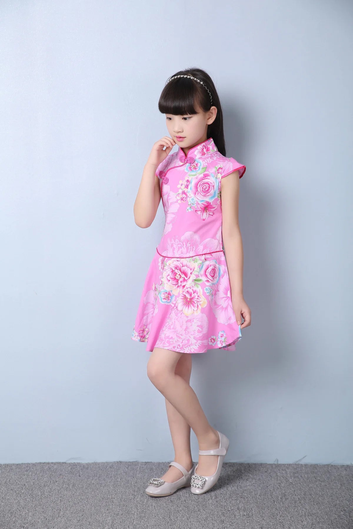 Summer Dresses Styles Chinese Cheongsams For Girls Traditional Chinese Dress For Children Tang Suit Baby Costumes Qipao - Seprincess