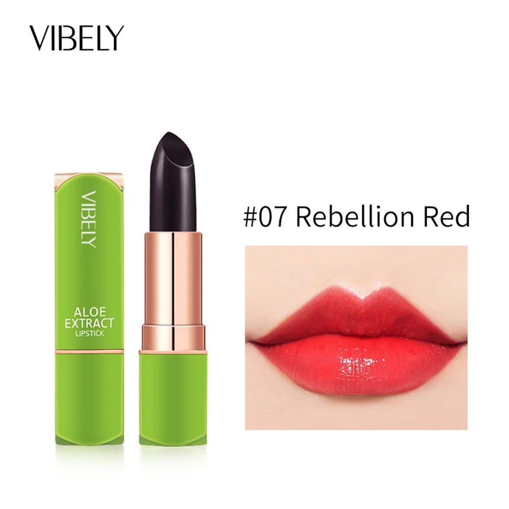 VIBELY New 7 Color Color Mood Changing Lip Balm Natural Aloe Vera Lipstick Long Lasting Moisturizing Makeup Cosmetics for Women - Seprincess