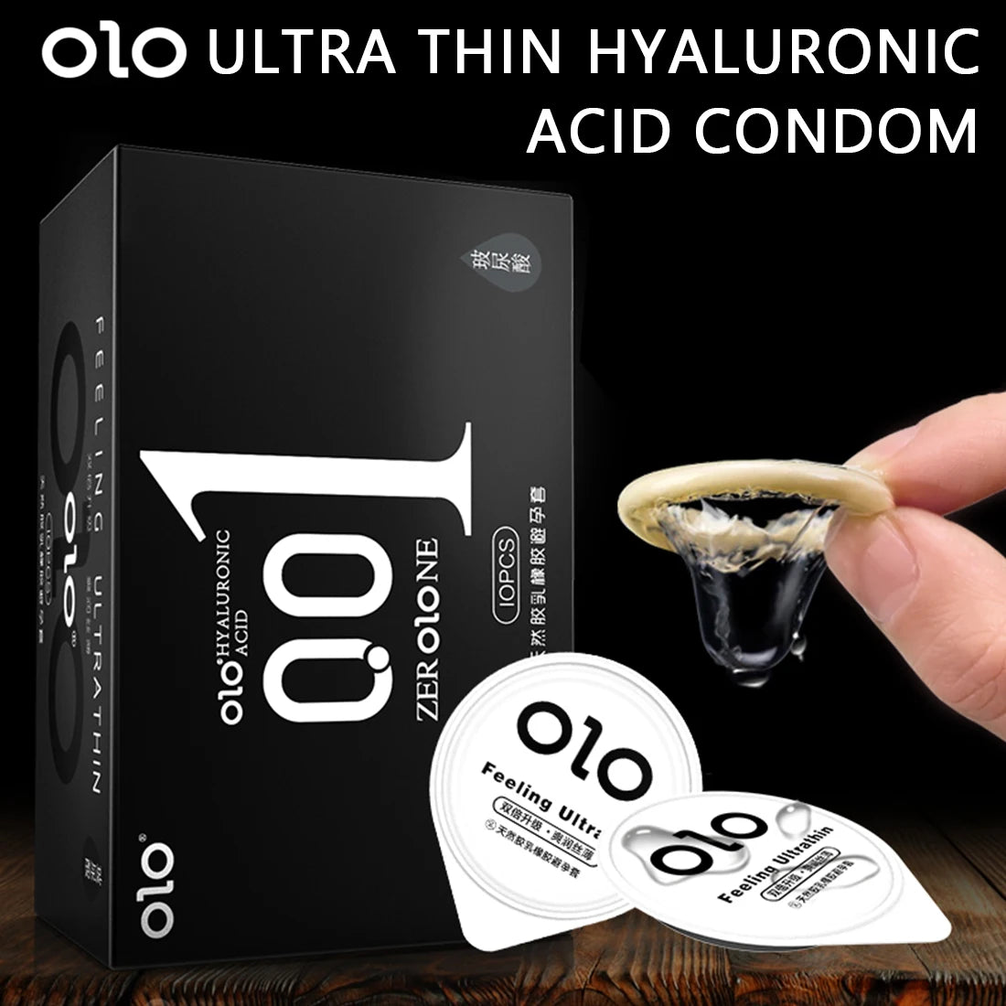 Free condoms for men delay ejaculation 0.001 Ultra Thin sensitive Feeling Hyaluronic Acids condones Penis Sleeve Contraception - Seprincess