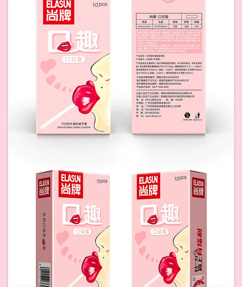 10pcs Oral Sex Condoms Fruit Taste Specifically Adult supplies Blowjob Ultra Thin Sleeve For Penis Vaginal Stimulation Sex Toys - Seprincess