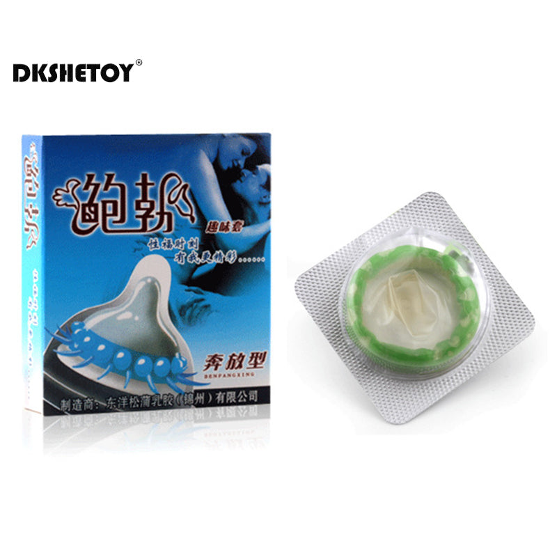 Spike Condoms for men long sex G-spot Vaginal Stimulation penis sleeve Erotic Dotted Condom with tendrils toys for adults 18 - Seprincess