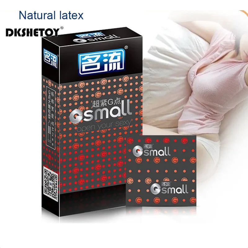 small condom for men long sex Big dotted penis sleeve G-Spot Ultra-thin Latex Condoms for Men Adult Sex Toys FB - Seprincess