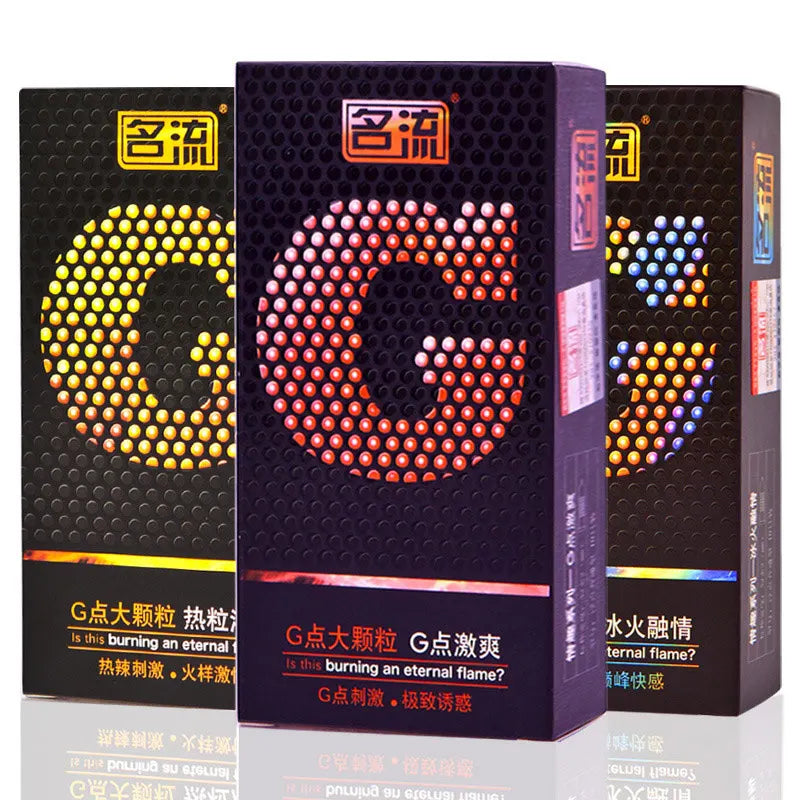 G spot Condom Sex Toy for Long Delay Ejaculation Thin Rubber Condoms Big Dotted Sleeves For Penis Adult Erotic Products - Seprincess