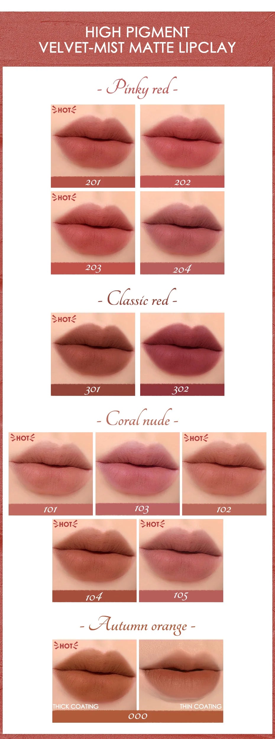 FOCALLURE Matte Lipstick Velvet Mist Lip Clay Not Dry Lip Cream 25 Color Nude Lip Stick Waterpoof Lip Cosmetic Makeup Wholesale - Seprincess