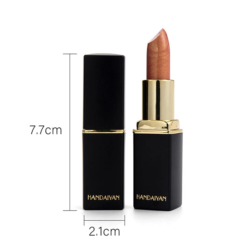 Mermaid Moisturizing Lipstick 9 Colors Waterproof Long Lasting Pigment Nude Pink Shimmer Lipstick Luxury Women Makeup Cosmetics - Seprincess