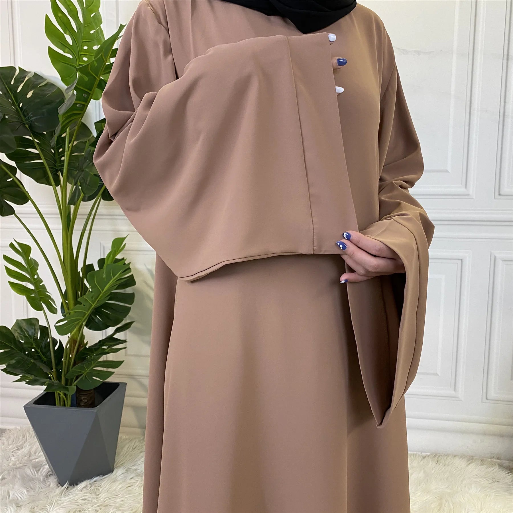 Muslim Fashion Hijab Dubai Abaya Long Dresses Women With Sashes Islam Clothing Abaya African Dresses For Women Musulman Djellaba - Seprincess