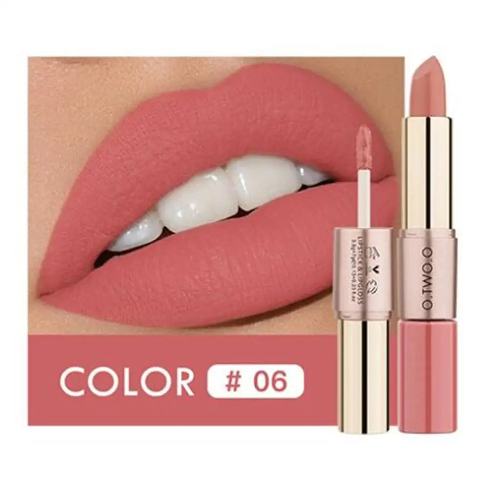 O.TWO.O 12 Colors Makeup Lipstick Lip Gloss Sexy Red Lip Stick Waterproof Moisture Lips Cosmetics Matte Lipsticks