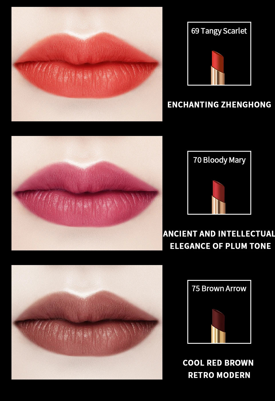 CHARMACY 16 Colors Waterproof Velvet Lipstick Easy To Wear Longstay Lip Stick Long-Lasting Matte Lip Makeup Cosmetic - Seprincess