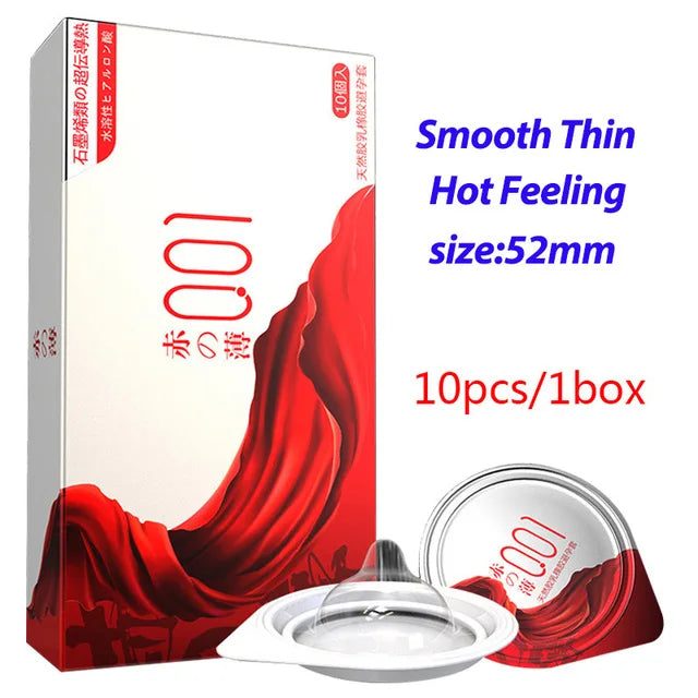 Japanese Ultra Thin Condoms For men Long Sex Hot feeling Condom Pleasure Ultrathin Latex Penis Sleeve Intimate adult products - Seprincess