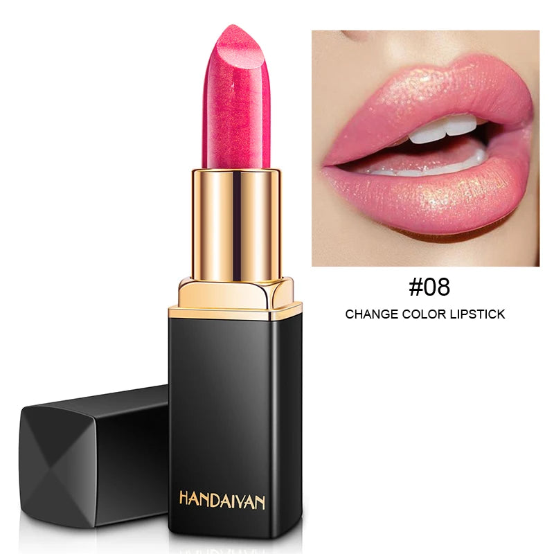 Mermaid Moisturizing Lipstick 9 Colors Waterproof Long Lasting Pigment Nude Pink Shimmer Lipstick Luxury Women Makeup Cosmetics - Seprincess