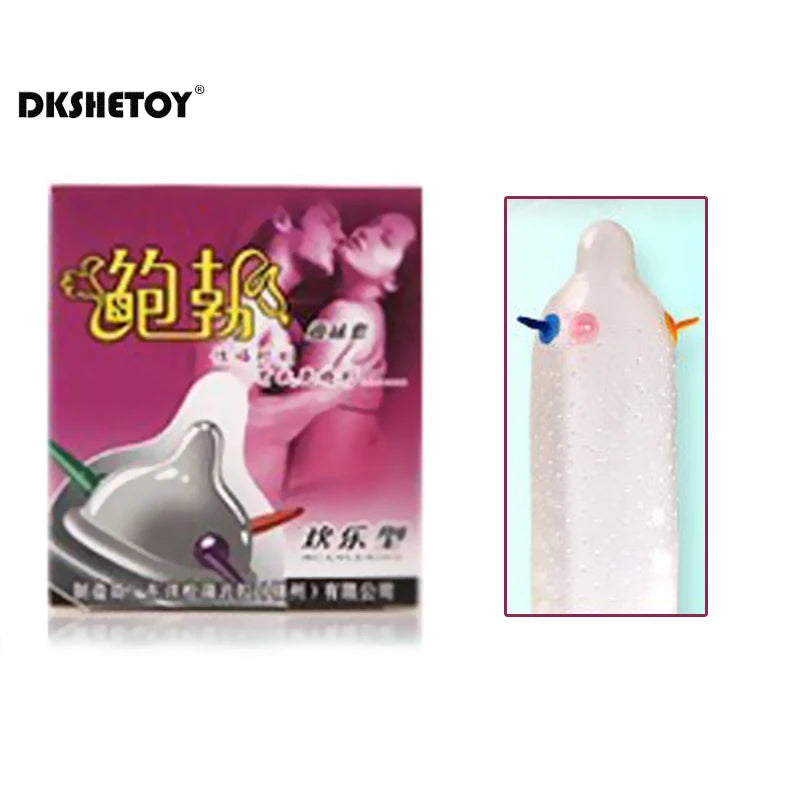 Spike Condoms for men long sex G-spot Vaginal Stimulation penis sleeve Erotic Dotted Condom with tendrils toys for adults 18 - Seprincess