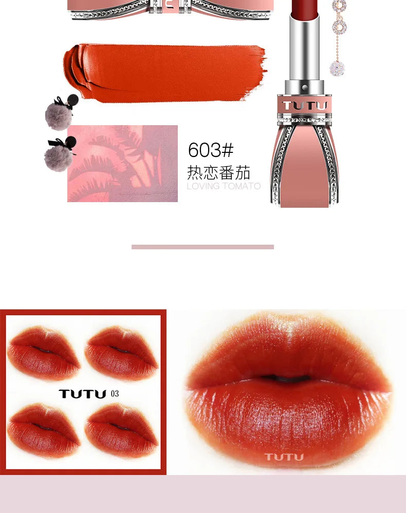 2021 Lipstick Relief Velvet Matte Lip Stick Set Waterproof Lasting Pigmented Batom Red Nude Lips Cosmetics - Seprincess