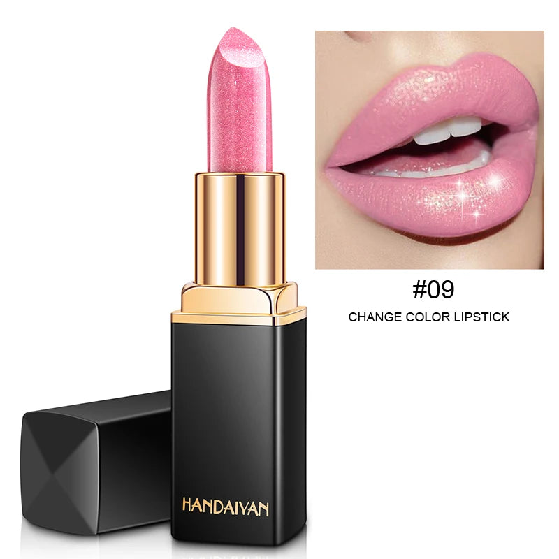 Mermaid Moisturizing Lipstick 9 Colors Waterproof Long Lasting Pigment Nude Pink Shimmer Lipstick Luxury Women Makeup Cosmetics - Seprincess