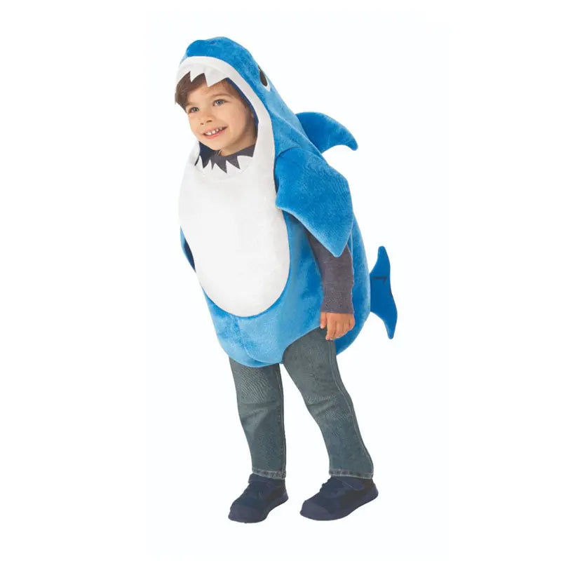 New Arrival Child Unisex Toddler Family Shark Cosplay Costume Halloween Carnival Party For Kids Costumes 3 Colors Avaiable - Seprincess