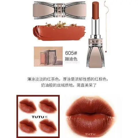 2021 Lipstick Relief Velvet Matte Lip Stick Set Waterproof Lasting Pigmented Batom Red Nude Lips Cosmetics