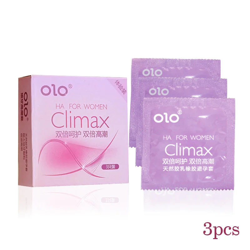 3Pcs Condoms Natural Latex Rubber large grain Condom Intimate Sex Toy Products CJ - Seprincess