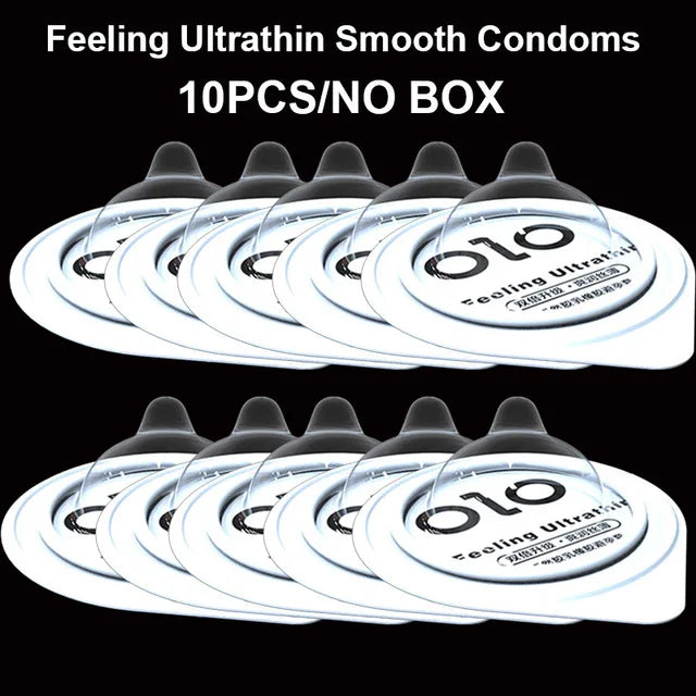 Hyaluronic Acid 0.01 Ultra Thin Condom For Long Sex ICE Fire Delay Condoms Safe Penis Sleeve Sex Toys Contraception For Adult 18