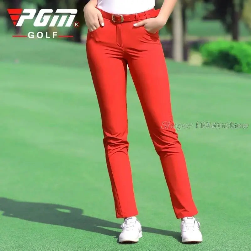 Golf Pants For Women Ladies Spring Golfer Clothing Slim Breathable High Elastic Pants Female Autumn Quick-Dry Golf Trouser XS-XL