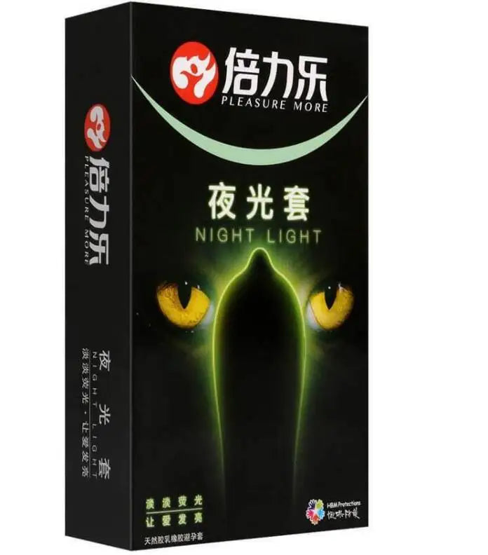 7pcs Luminous Condom Sex Toy For Men Delay Porno Night Light Adult Natural Latex Condom Couples Contraception Sex Supplies - Seprincess