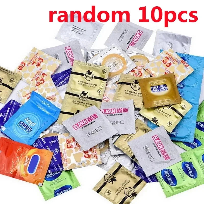 Random Condoms  Adult Large Oil Ultra Thin Condom Smooth Lubricated Condoms for Men Contraception Intimate Erotic - Seprincess