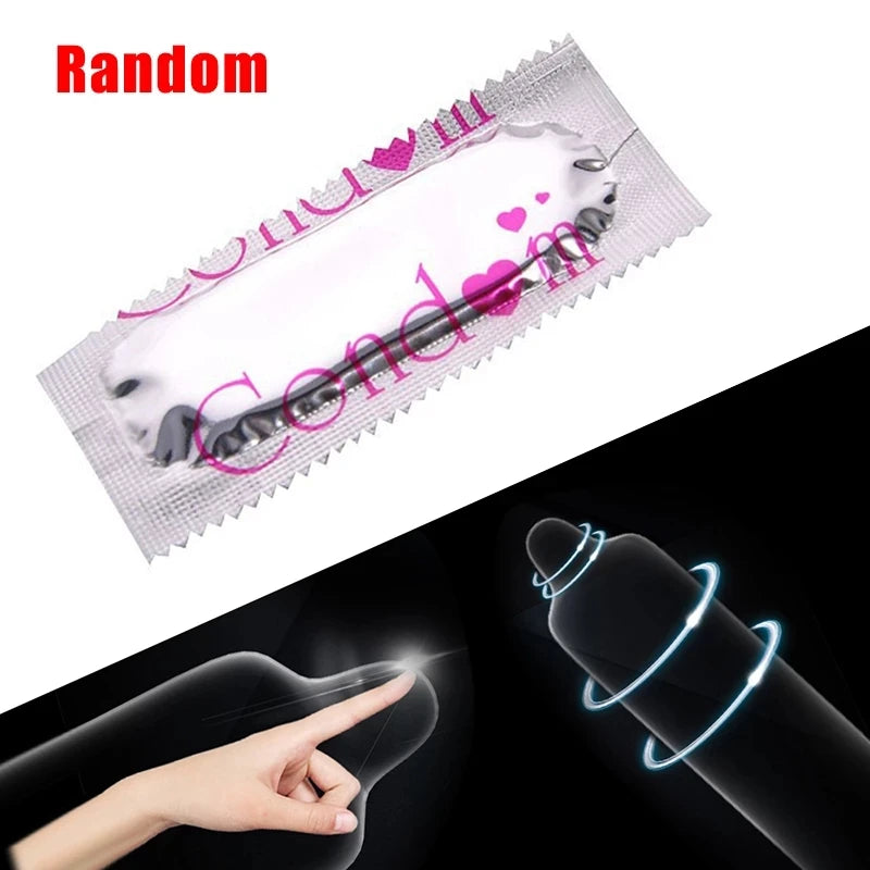 Random Condoms  Adult Large Oil Ultra Thin Condom Smooth Lubricated Condoms for Men Contraception Intimate Erotic - Seprincess