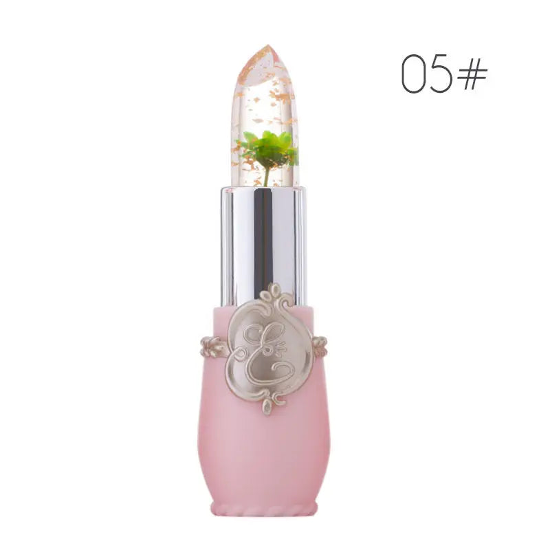 Crystal Jelly Lip Balm Lipstick Flower Temperature Color Changing Lip Balm Gloss Transparent Long Lasting Moisturizer Makeup HOT - Seprincess