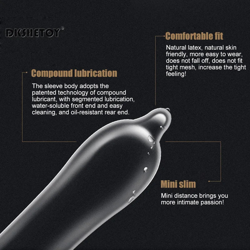 Personage 45mm Small Condoms For Men delay ejaculation Ultra Thin Latex Tight Condom Sleeve Penis Cock for adults 18 sex toys - Seprincess