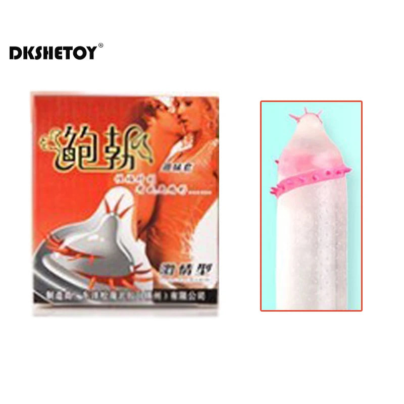 Spike Condoms for men long sex G-spot Vaginal Stimulation penis sleeve Erotic Dotted Condom with tendrils toys for adults 18 - Seprincess