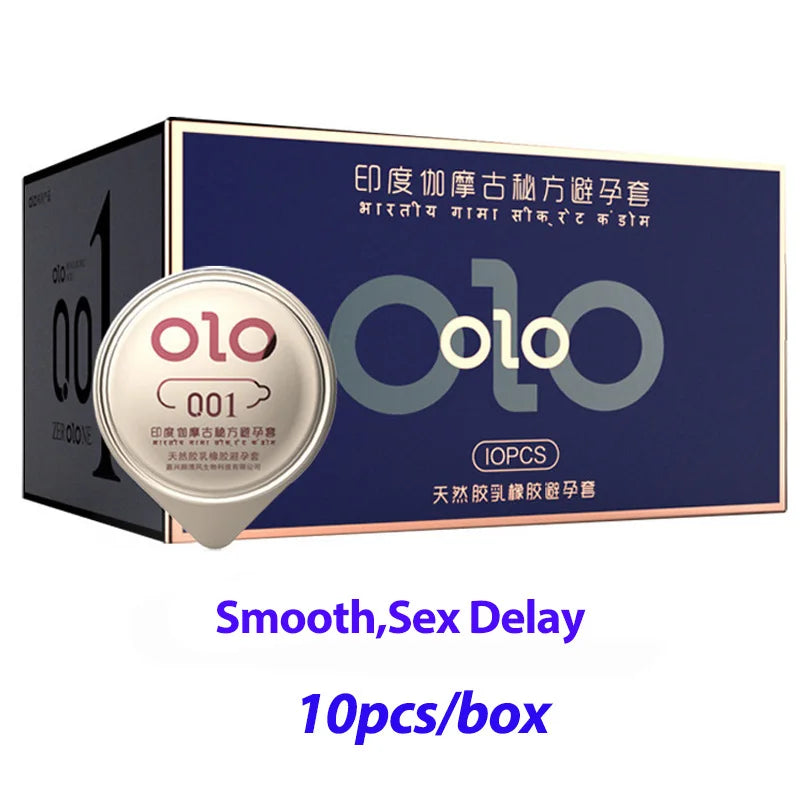 Hyaluronic Acid 0.01 Ultra Thin Condom For Long Sex ICE Fire Delay Condoms Safe Penis Sleeve Sex Toys Contraception For Adult 18