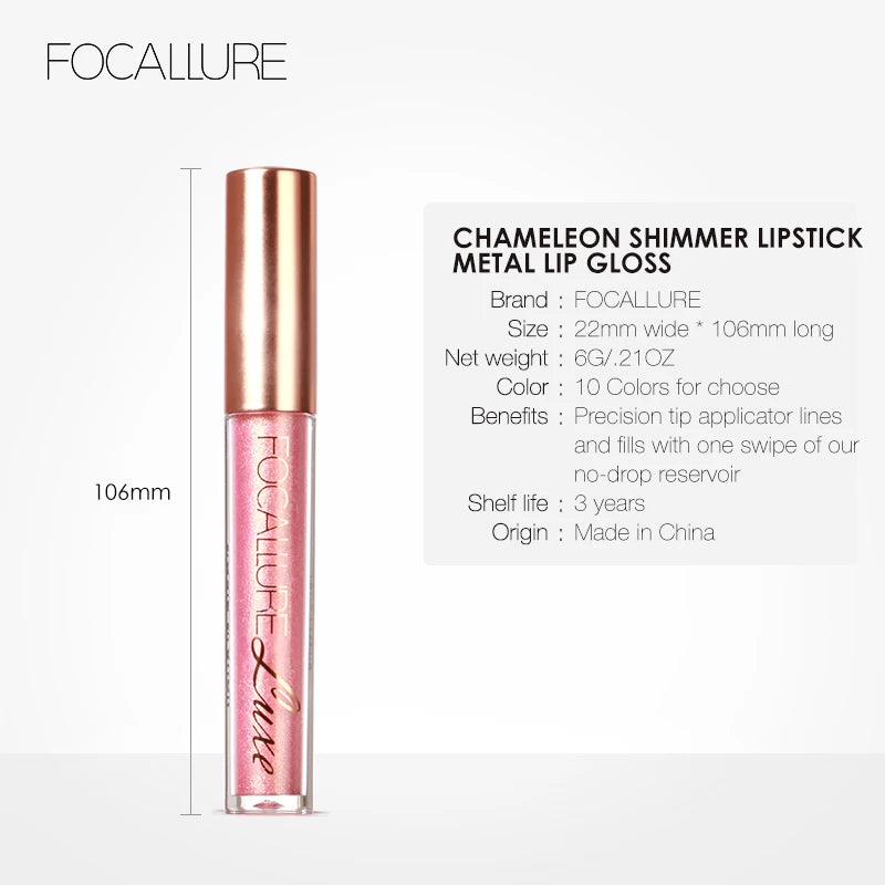 FOCALLURE Waterproof Liquid Lipstick Batom Red Velvet Lip Tint Brown Nude Matte Colourful Lipstick Makeup Cosmetics Maquiagem - Seprincess