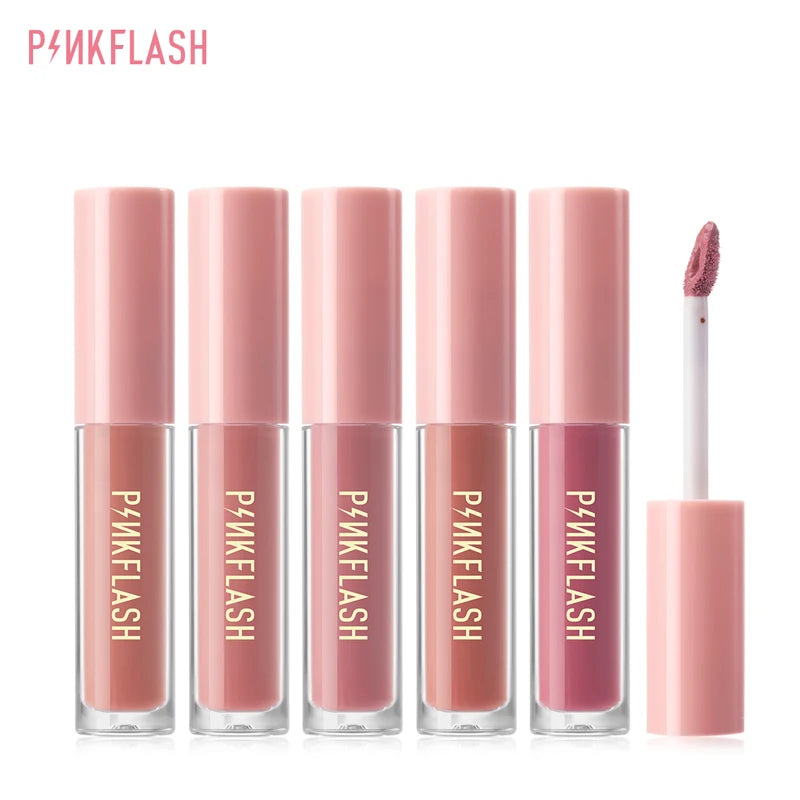 PINKFLASH Wholesale Matte Lipstick Soft Red Nude Pink Melting Lip Cream Waterproof Makeup Lipgloss Not Fade Lip Mud Lip Tint - Seprincess