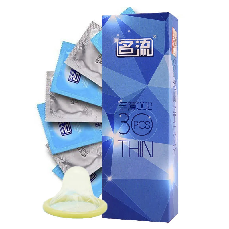 Mingliu Large Ultra Thin Condoms Sexy  Lubricating Natural Latex Safe Male Contraception Penis Sleeve For Sex Toys For Man EC - Seprincess