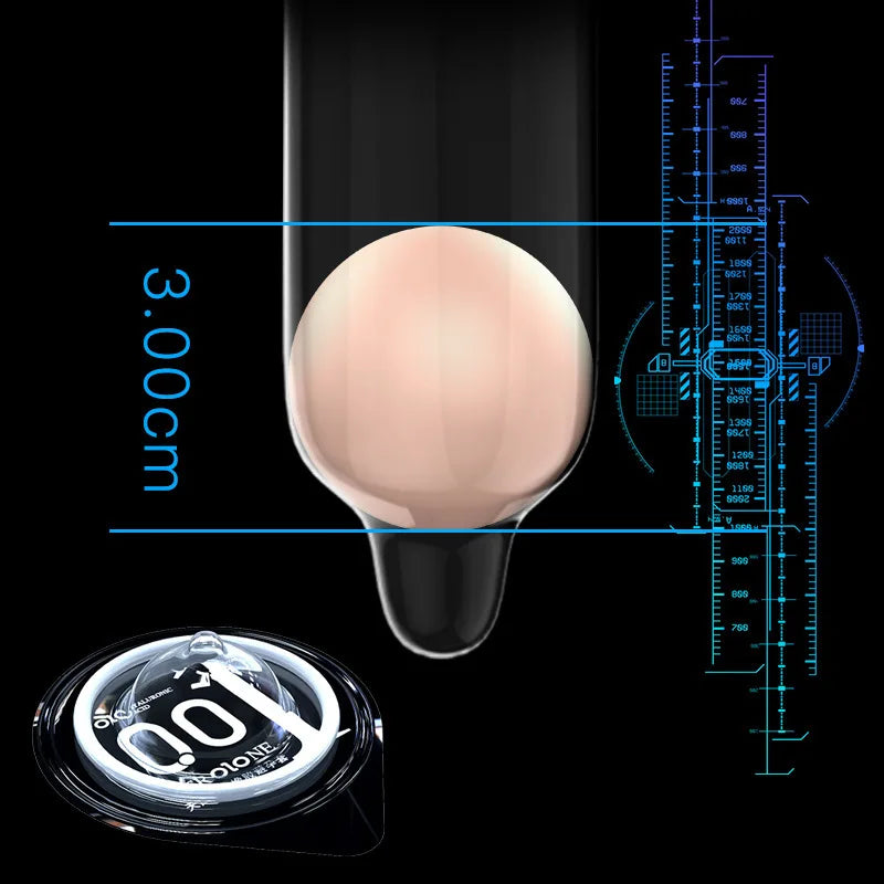 Ultra thin Condom with Big Balls Bead for men delayed ejaculation penis elongation Condoms G Spot stimulator penis sleeve - Seprincess