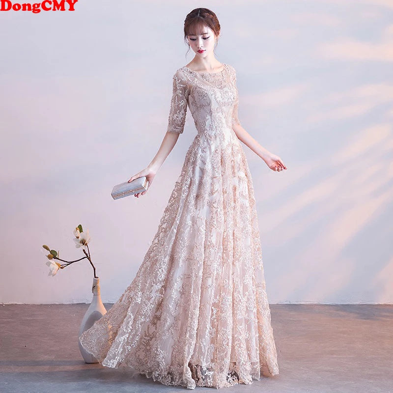 DongCMYDongCMY 2024 New Natural Waist Prom Dresses Fashion Vestidos Women Flower Long Party Gown - Seprincess