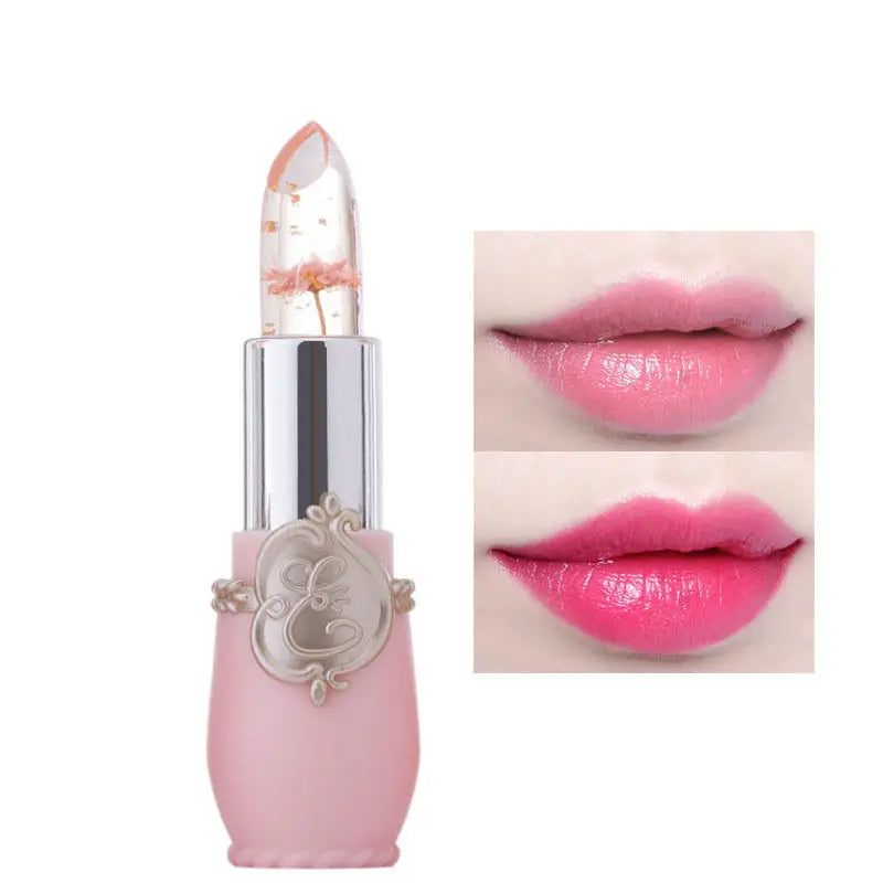 Waterproof Flower LipStick Jelly Flower Transparent Color Changing Lipstick Long Lasting 6 Colors Flower Lipsticks Lip balm - Seprincess