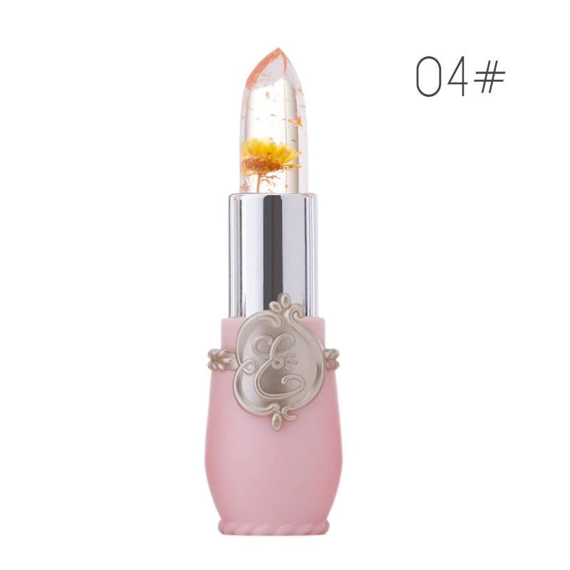 Crystal Jelly Flower Lipstick Temperature Color Changing Lip Balm Makeup Moisturizing Long Lasting Magic Lipsticks - Seprincess