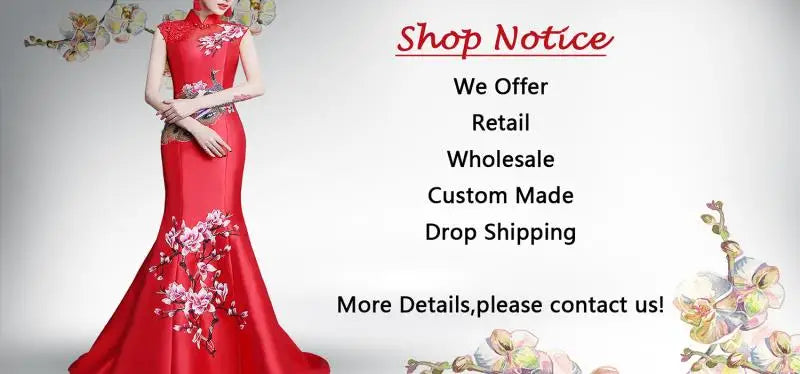 Navy Blue Mandarin Collar Women Chinese Dress Backless Long Satin Qipao Vintage Button Sexy Cheongsam Novelty Stage Show Clothes - Seprincess