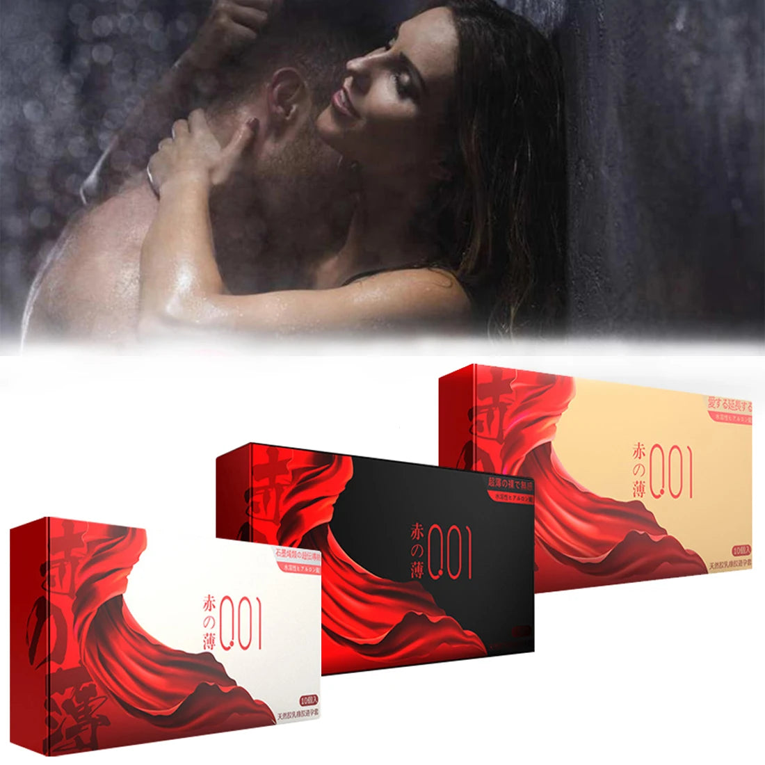 Japanese Ultra Thin Condoms For men Long Sex Hot feeling Condom Pleasure Ultrathin Latex Penis Sleeve Intimate adult products - Seprincess