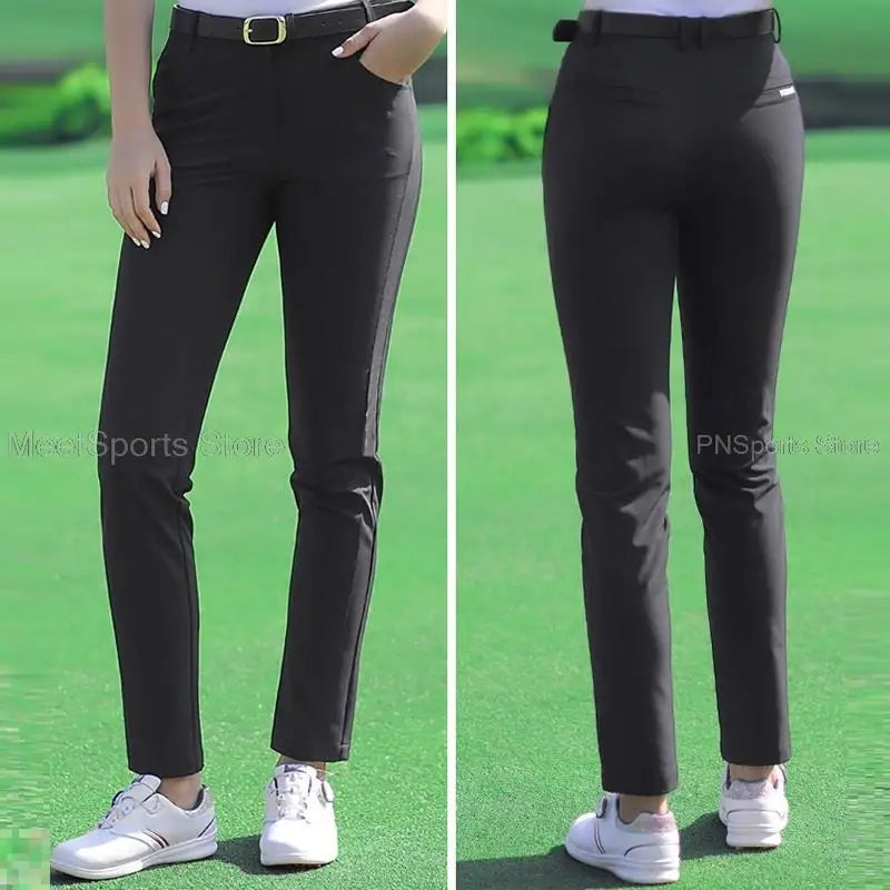 Golf Pants For Women Ladies Spring Golfer Clothing Slim Breathable High Elastic Pants Female Autumn Quick-Dry Golf Trouser XS-XL