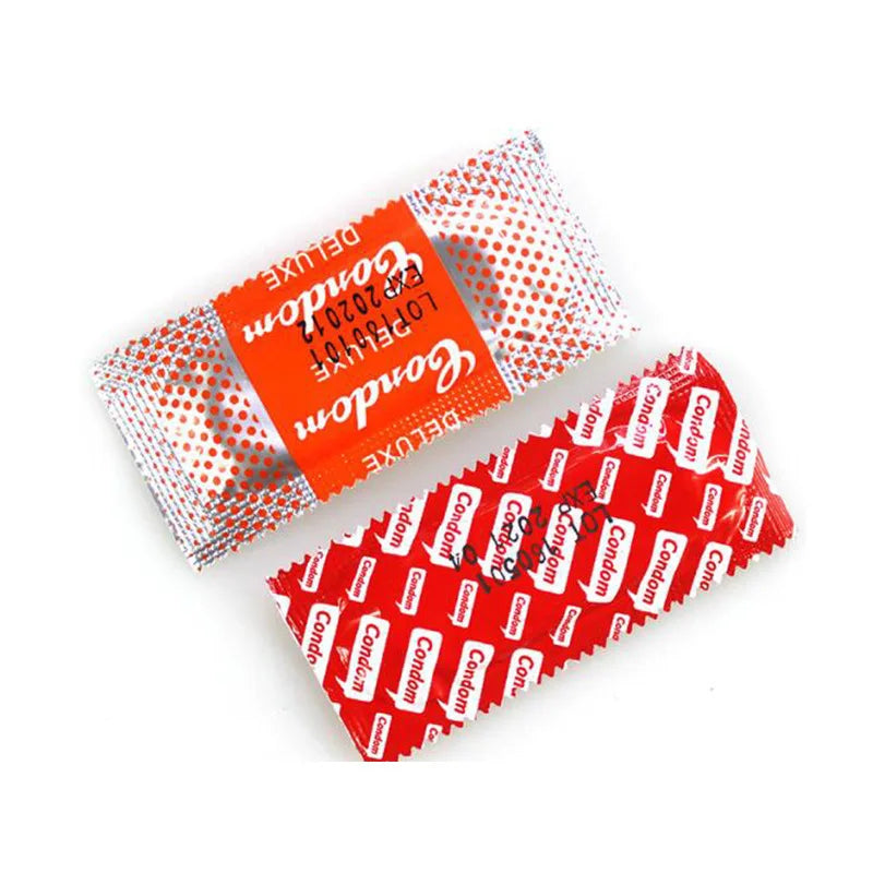 50pcs Hyaluronic Acid Condom Cock Penis Sleeve Natural Latex Lubrication Ultra Thin Condom Contraception Supplies Adults Sex Toy - Seprincess