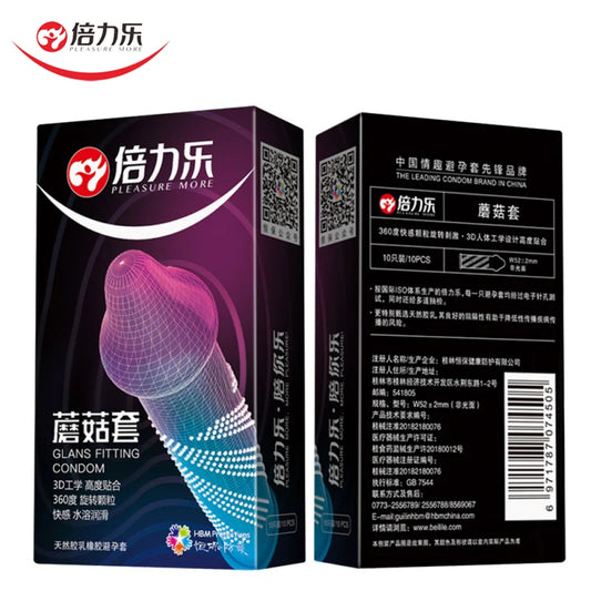 G-spot Condoms For Big Glans Sex Toys Spike Condoms For Men No Teat End 360 Degree Ridded Penis Sleeve Cock Sleeve Sex Shop - Seprincess