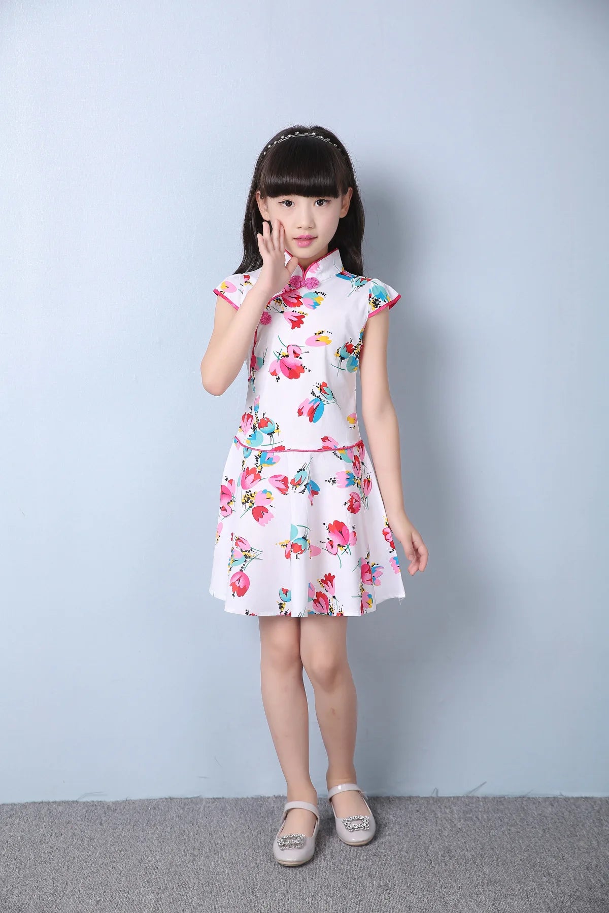 Summer Dresses Styles Chinese Cheongsams For Girls Traditional Chinese Dress For Children Tang Suit Baby Costumes Qipao - Seprincess