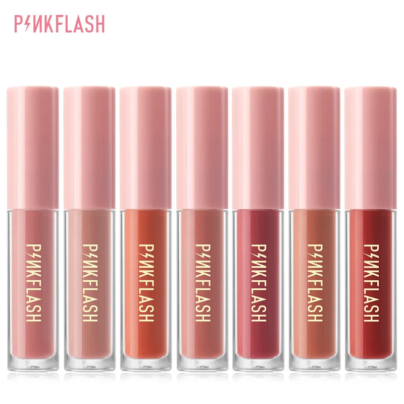 PINKFLASH Wholesale Matte Lipstick Soft Red Nude Pink Melting Lip Cream Waterproof Makeup Lipgloss Not Fade Lip Mud Lip Tint - Seprincess