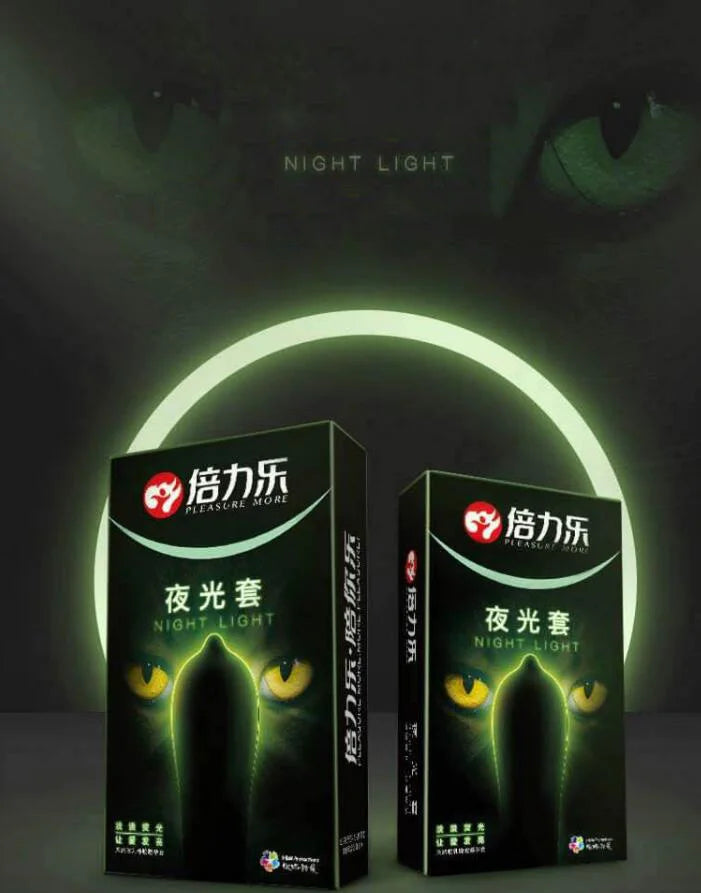 7pcs Luminous Condom Sex Toy For Men Delay Porno Night Light Adult Natural Latex Condom Couples Contraception Sex Supplies - Seprincess