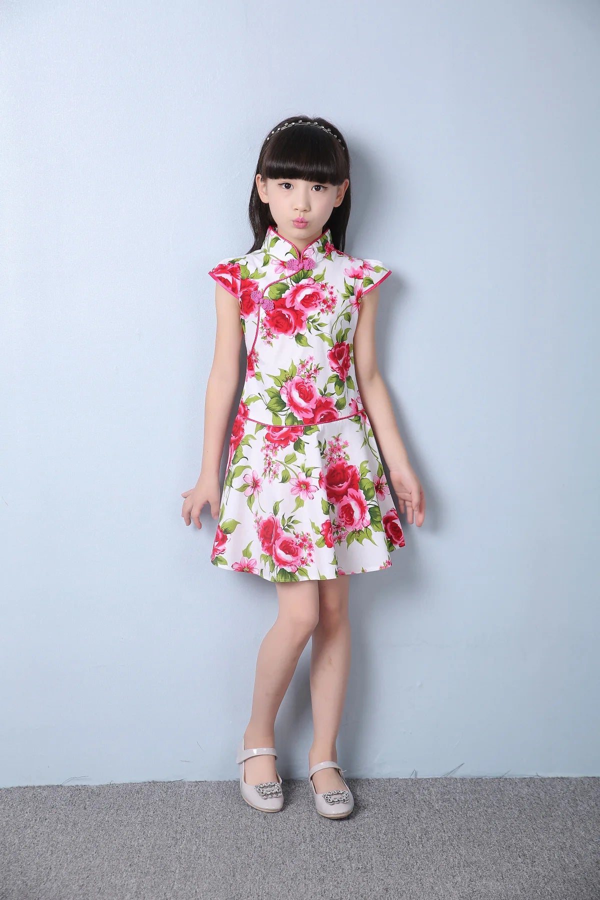 Summer Dresses Styles Chinese Cheongsams For Girls Traditional Chinese Dress For Children Tang Suit Baby Costumes Qipao - Seprincess