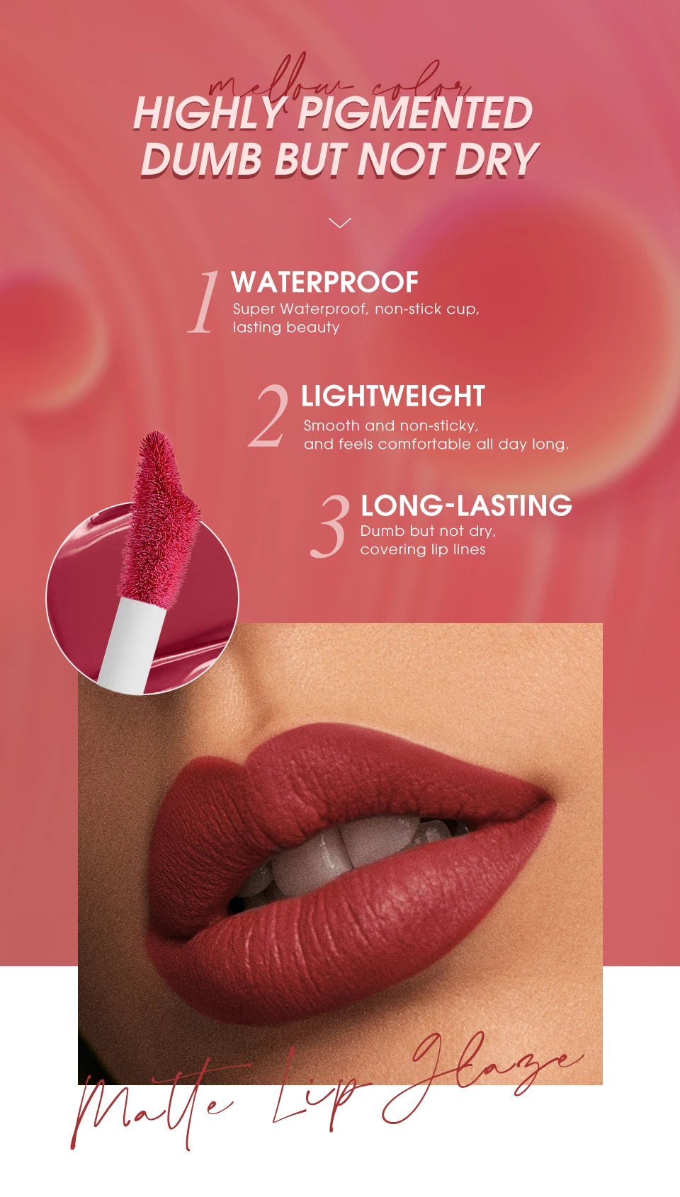 Wholesale O.TWO.O Liquid Lipstick Lip Gloss 12 Colors Waterproof Long-lasting Matte Lip Stain Lip Glaze For Women Cosmetics - Seprincess